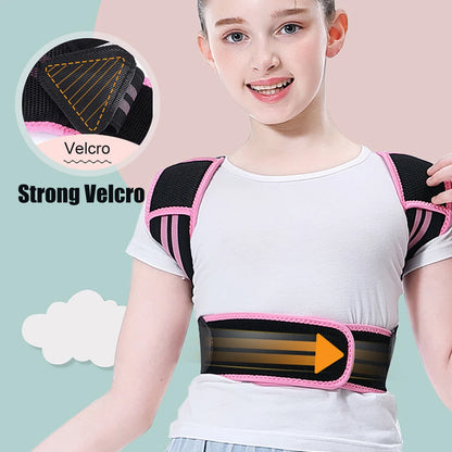 TIKE Children Back Posture Corrector Orthopedic Corset Shoulder Lumbar Wasit Support Correction Kids Teens Straighten Upper Belt