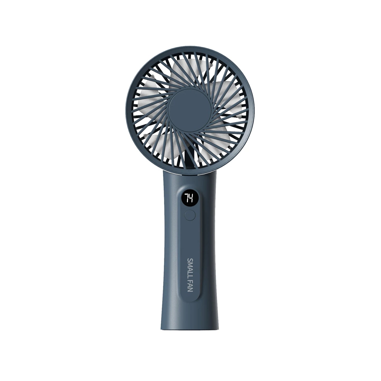 Portable Handheld Fan, Fan 6 Speed Wind LED Display Personal Mini Travel Fan  Hand Held Fan USB Foldable Electric Fan