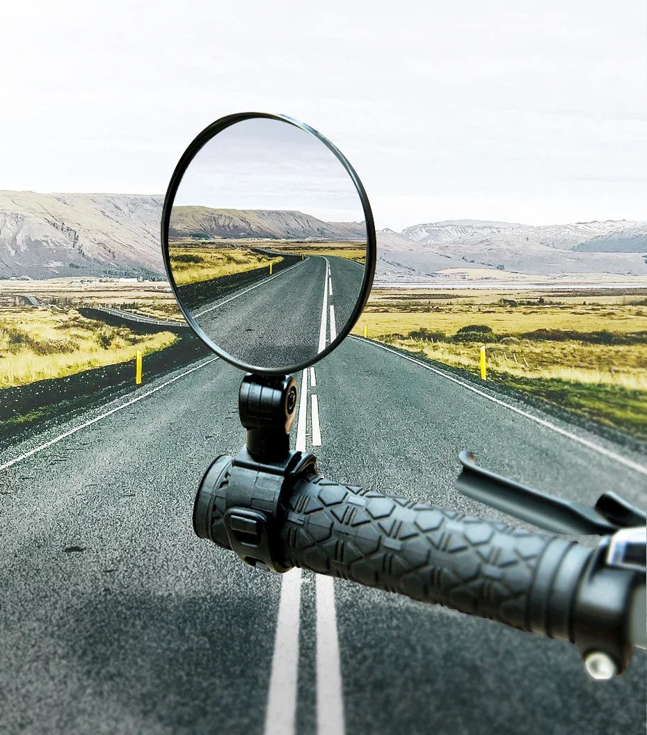 Motorcycles Rearview Mirror Side Mirror For Safety View Turning Left Right Mirror Adjustable Mini Autocycle Rear View