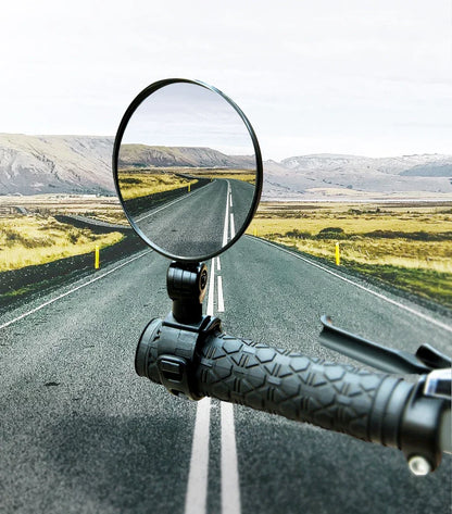 Motorcycles Rearview Mirror Side Mirror For Safety View Turning Left Right Mirror Adjustable Mini Autocycle Rear View