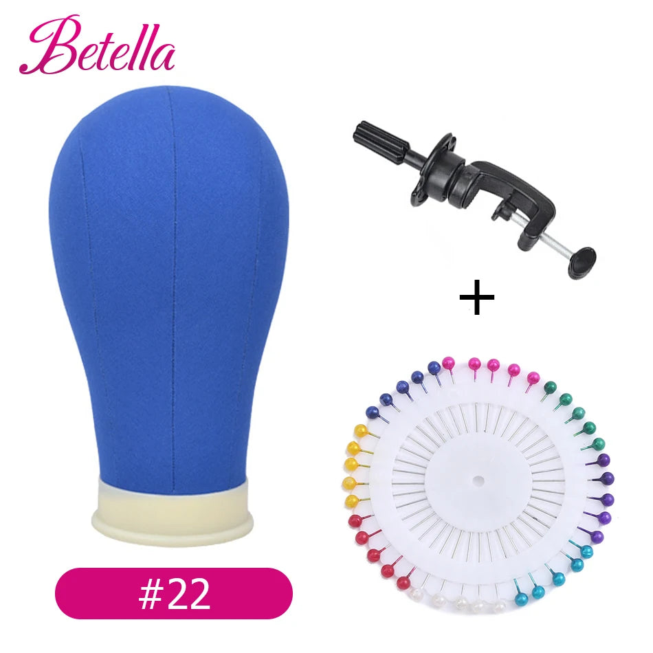 Canvas Block Head Kit Training Mannequin Wig Head Display Styling Mannequin Manikin Head Wig Stand wig head Stand