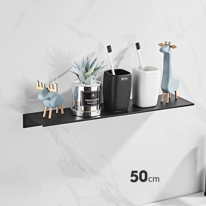 Floating Bathroom Shelves Without Drilling Storage Wall Rack Home Organizer Ledge Hardwares Cabinet Kitchen Toilet Accessories