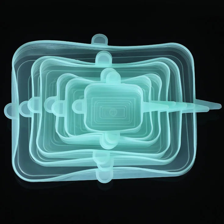 Silicone Cover Stretch Lids Reusable Durable and Expendable Lids Silicone Covers for Fresh Food Leftovers Keep Food Fresh