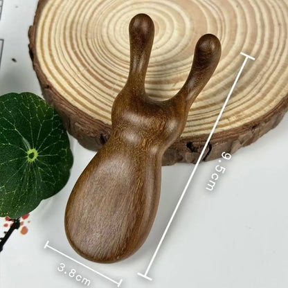 Scalp Relax Meridian Massage Comb Anti-static Blood Circulation Sandalwood Hair Comb Smooth Hair Comfortable Head Massage Comb