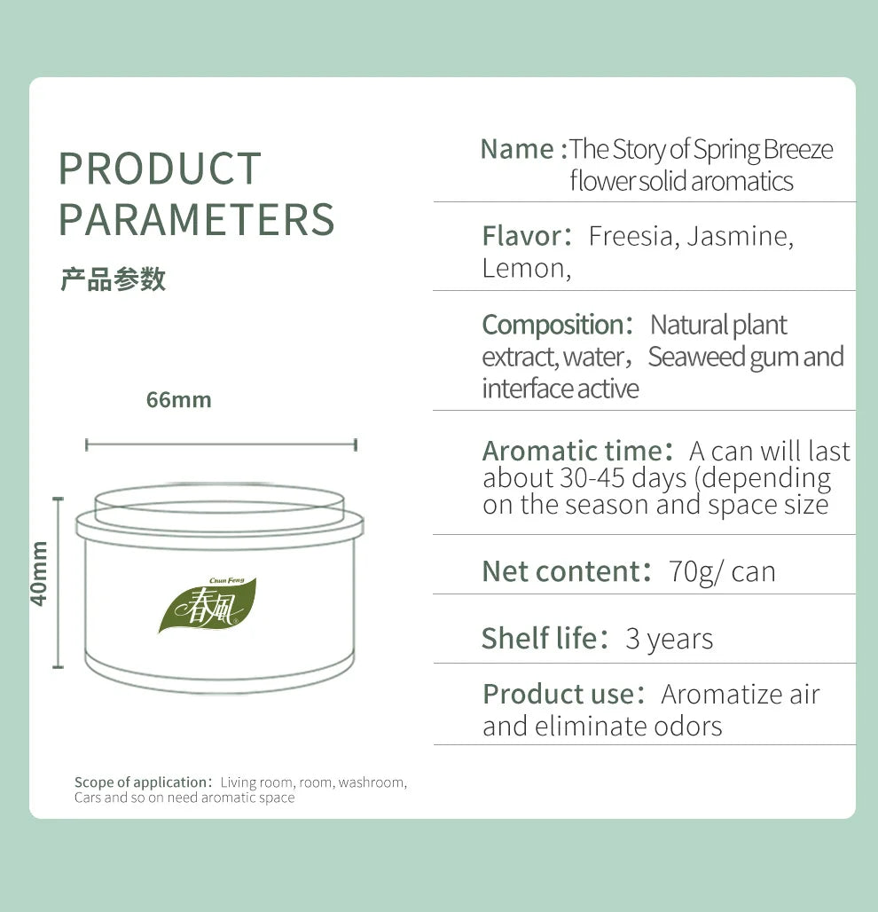 3PCS Home freshener Car Air Freshener Home Deodorizing Solid Scent Lavender Fragrance Flavors Home Decor Accessories