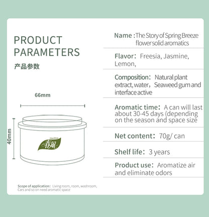 3PCS Home freshener Car Air Freshener Home Deodorizing Solid Scent Lavender Fragrance Flavors Home Decor Accessories