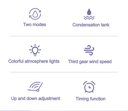 Home desktop air conditioning fan dormitory USB mini electric fan refrigeration air conditioning office small mobile air cooler