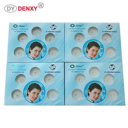 2 Box Dental Crystal Tooth Stone Crystal Diamond Teeth Decoration Jewelry Teeth Whitening Ornament Dental Bracket Orthodontic