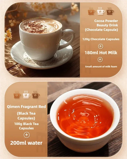 Portable Coffee Maker Electric Capsule Grind Coffee Brewer is suitable for ground coffee and KCUP Capsule coffee capsules