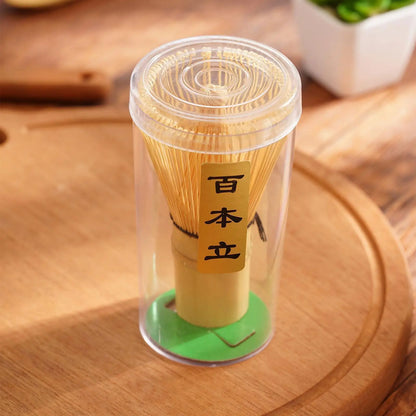 Matcha Whisk Set Multifunction Handmade Starter Kit Utensil for Ceremonial