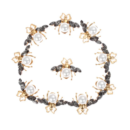 10 PCs 15/20/25MM Round Metal Rhinestone Buttons for Clothing DIY Sewing Accessories Wholesale Luxury Fashion Apparel Decoration