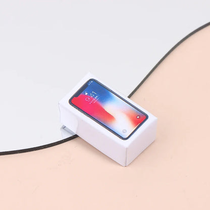 1:12 Scale Miniature Dollhouse Mobile Phone Model for Doll House Decoration
