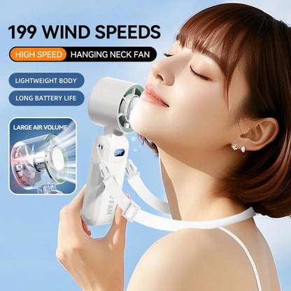 Handheld Fan, Portable Handheld Fan with Ice Function Turbo Powerful Rechargeable Fans  for Outdoor Indoor travel essentials
