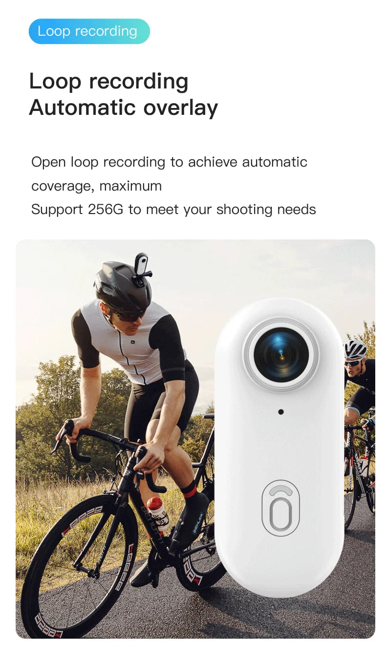 Outdoor Sports Camera In Helmet Motorcycle Bike Sport Mini Filming Bicycle Action 4K Professional Body Cam And Video Cameras Mtb