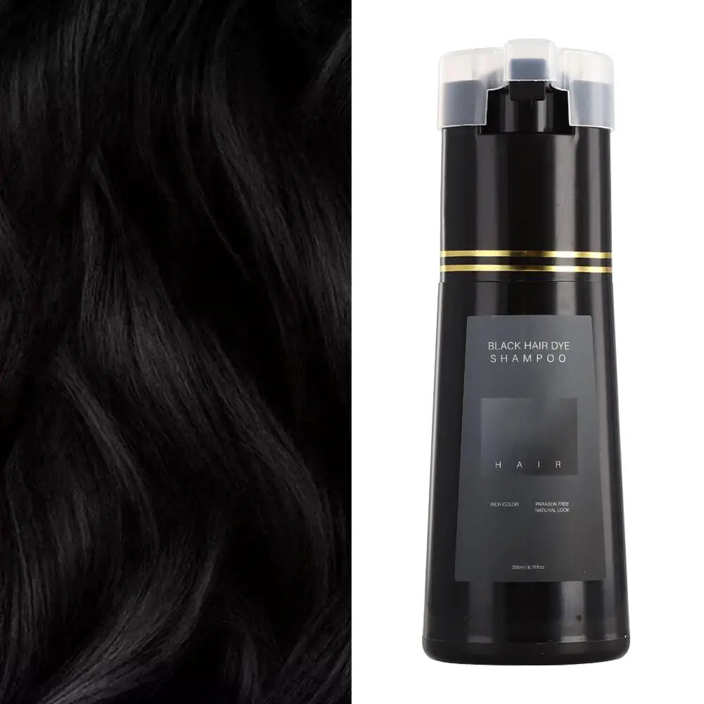 Nova Hair Dye Shampoo, Nova Hair Instant Dye Shampoo, Trynova Hair Shampoo, Hair Color Shampoo For Women And Men 200ml W1B4