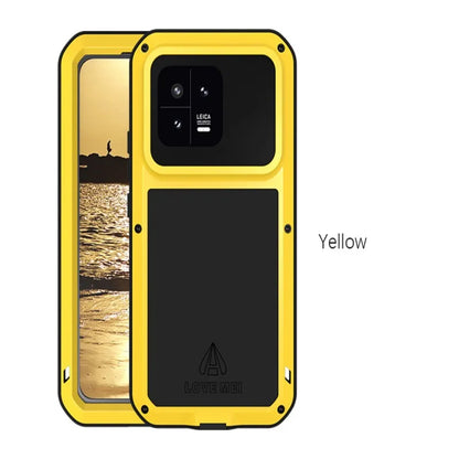 Love Mei Phone Case for Xiaomi 15 14 13 Pro 11 Silicone Military Grade Metal Protective Case Shock Proof Dust Proof Cover