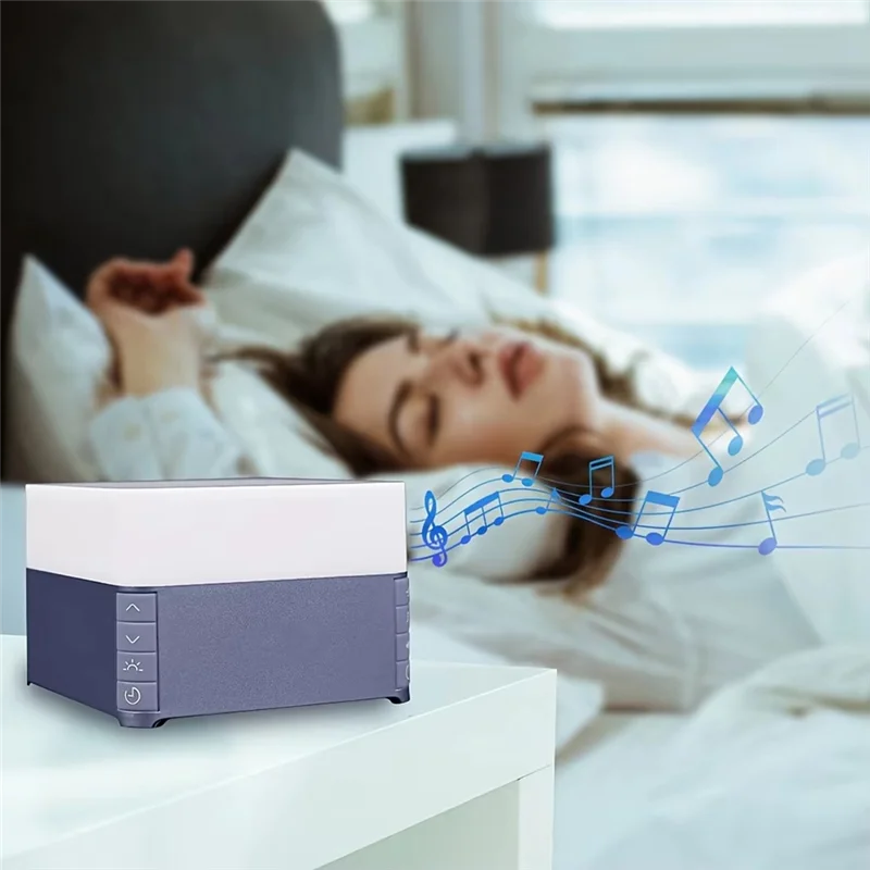 DIGIT-White Noise Machine Baby Audlt Sleep Aid 39 Songs Soothing Sounds With Soft Night Light Timer Noise Player