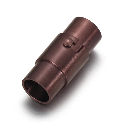 Stainless Steel 2-8mm Hole Strong Magnetic Clasp for Leather Cord with Safe Lock DIY Bracelet Jewelry Making Accessories