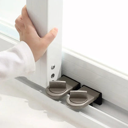 Sliding Sash Stopper Cabinet Locks Straps Doors Security Anti-theft lock Window Sliding Door Baby Kids Child Safety Doors Lock