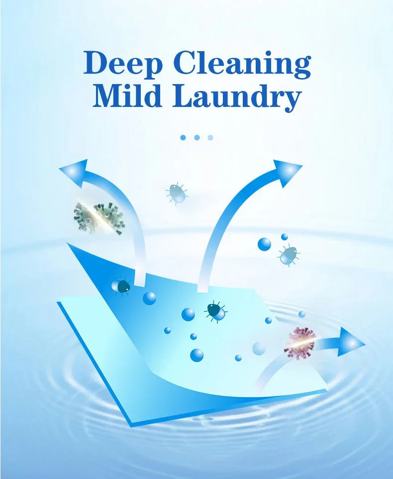 30-180PCS Laundry Detergent Sheets Easy Dissolve Laundry Tablets Strong Deep Cleaning Detergent Laundry Soap for Washing Machine