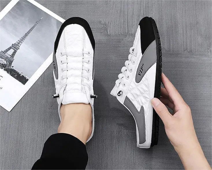 Half Slipper for Men Classic Summer Casual Shoes Men's Flat Shoe Slippers Concise Men Sneakers