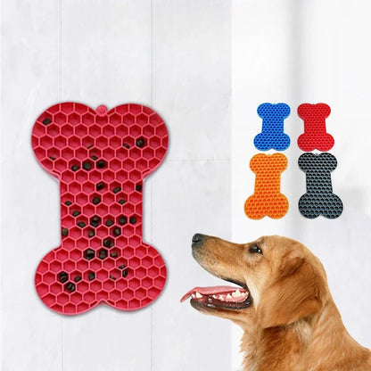 New food-grade silicone pet slow food mat dog slow food placemat non-slip slow silicone feeding mat