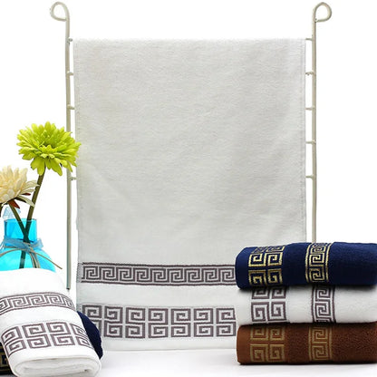 35x75cm 100% Cotton High Quality Luxury Soft Embroidered Beach  Strongly Water Absorbent Adult Towels Bathroom