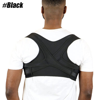 Posture Corrector Adjustable Upper Back Brace Breathable Back Support Straightener for Neck Shoulder Clavicle Lumbar Pain Relief