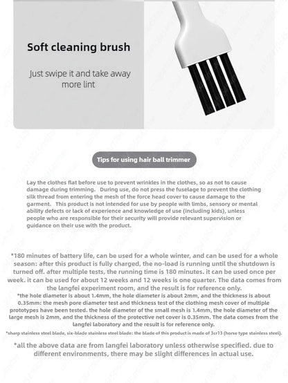 2025 New Xiaomi Mijia Lint Remover 2 USB Charging Electric Pellet Machine Hair Ball Lint Trimmer Portable  Clothes Lint Machine