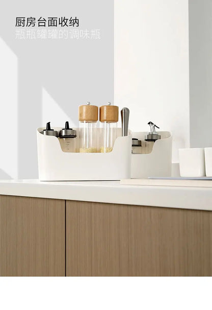 Self Adhesive Storage Box Rack for Door Home Kitchen Bathroom Fridge Organizer Stand Multifunctional Wall Mounted Storage Basket