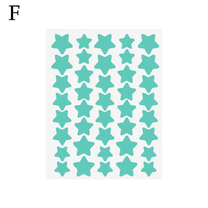 40pcs Colorful Star-Shaped PE Pimple Patches - Cute and Invisible Pimple Cover Stickers for Pimple Removal