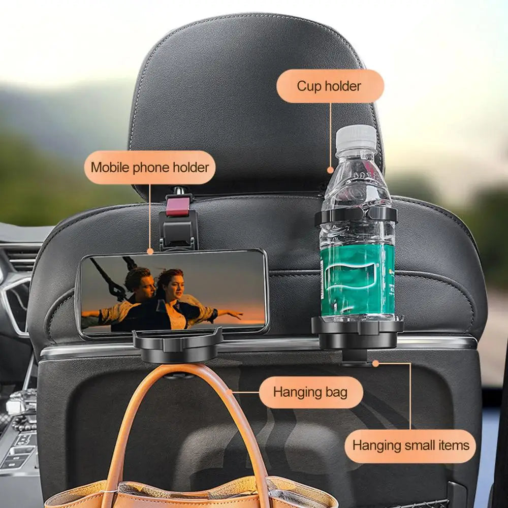 Universal Auto Storage Hanger Car Seat Headrest Hook Organizer Multifunctional Storage Holder for Car Strong for Vehicle