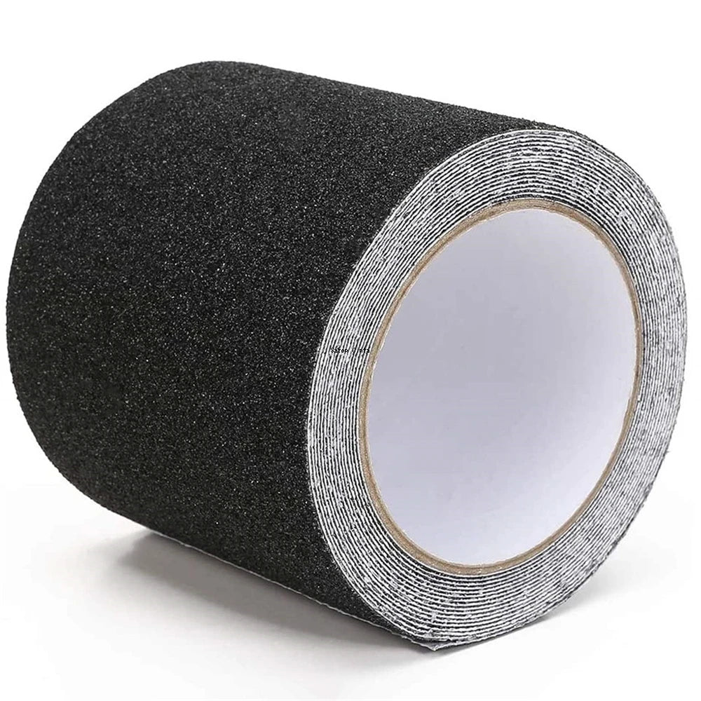 10cm*5m Black Anti Slip Tape Self-adhesive Non Skid Ramp High Traction Friction Abrasive Adhesive Sticker For Stair Floor Step