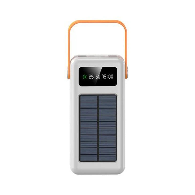 Xiaomi 100000mAh Solar Energy Power Bank Outdoor Camping Light Large Capacity Power Bank Detachable Four Wire Power Bank New