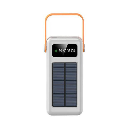 Xiaomi 100000mAh Solar Energy Power Bank Outdoor Camping Light Large Capacity Power Bank Detachable Four Wire Power Bank New