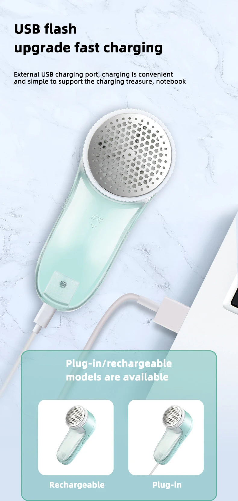 Electric Household Clothes Shaver Fabric Lint Remover Fuzz Electric Fluff Portable Brush blade Professional Lint Remover Trimmer