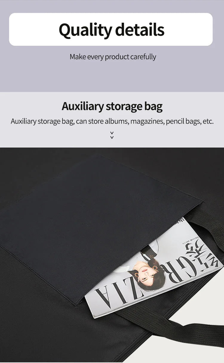 Art Painting Drawing Board Bag Carry Storage Sketch Case For Sketching Tools Artist Art Supplies Travel Portable