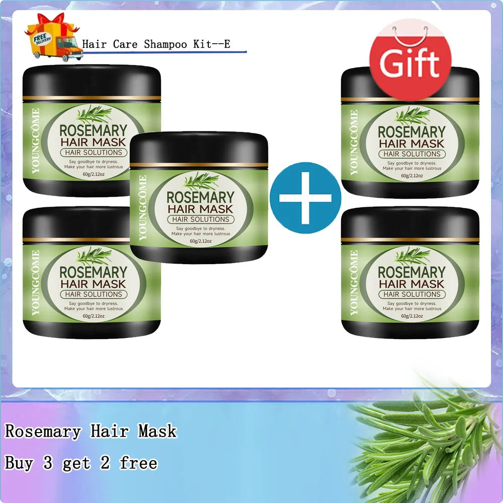 Rosemary Hair Essential Oil hair mask shampoos set Repair Hairs Damage Prevent Hair Loss Smooth Hairs Nourish Hair Care Oil 2025