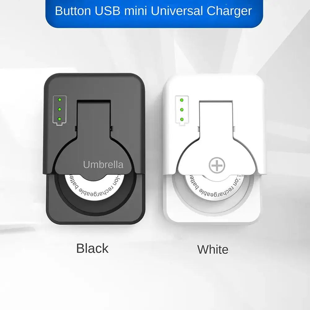 Button Battery Charger With LED Indicator Portable Charger Universal For LIR2016 LIR2025 LIR2032 Accessories