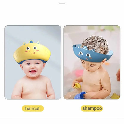 Children Shower Shampoos Hat Soft Adjustable Waterproof Wash Hair Hat for Kids Ear and Eye Safe Protection Baby Shampoo Cap