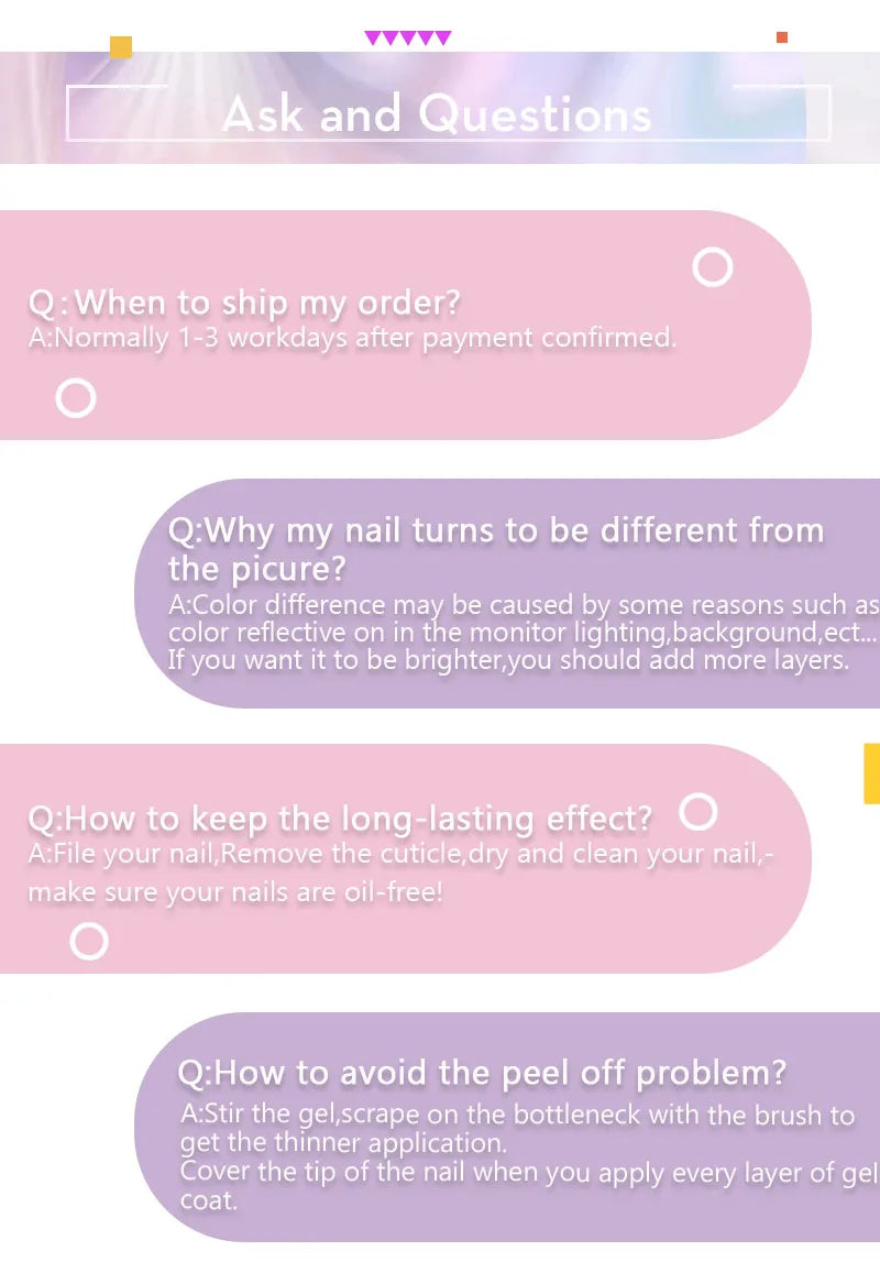 LILYCUTE Nail Gel Set 6W LED Lamp Full Manicure Set Vernis Semi Permanent Quick Extension Nail Kit Gel Set For Nails Tool Kit