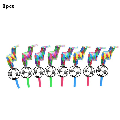 108*180cm Football Tablecloth Party Supplies Disposable Plate Tableware Party Birthday Party Decor Kids Boy Soccer Party Supplie