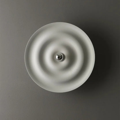 Nordic modern circular wall lamp background wall staircase corridor entrance designer water ripple decorative lighting fixture