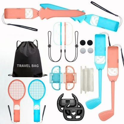 Switch 2 Sports Accessories Bundle -19 in 1 Family Accessories Kit for NS Sports Games Compatible with Switch/OLED