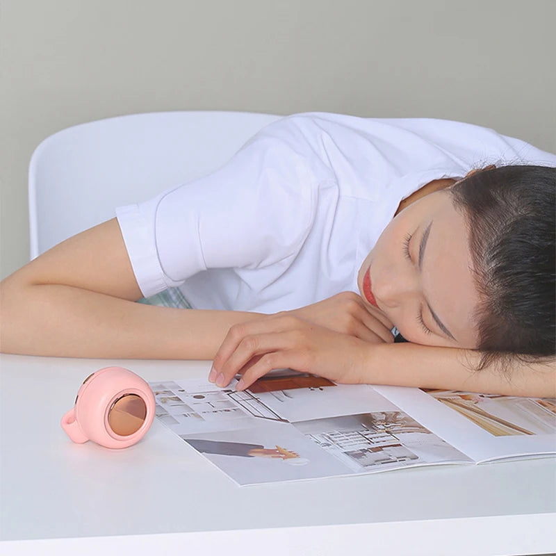 Usb Rechargeable Handheld Fan Portable Electric Fan Adjustable Wind Direction Clipped Onto Clothes Fan Summer Electric Fan