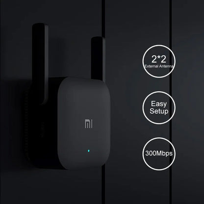 NEW Xiaomi Wireless Wifi Pro Mi Amplifier Router 2.4G Wi-Fi Repeater 300M Network Expander Range Extender 2×2 External Antennas