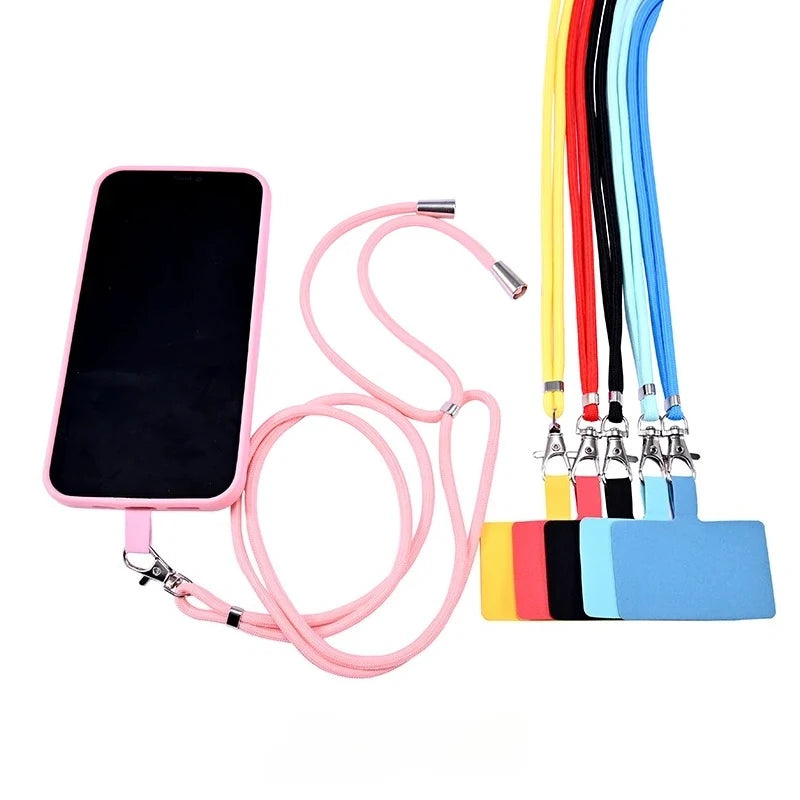 Phone Lanyard Adjustable Detachable Cord Lanyard Strap For Mobile Phone Chain Accessories Cell Phone Rope Neck Straps Universal