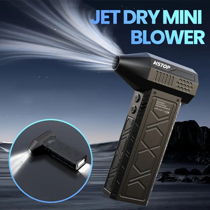 Ultra-Powerful High-Speed Air Blower  Mini Turbo Jet Fan for Quick Dust  Handy  Perfect for Home  Electronics Cleaning