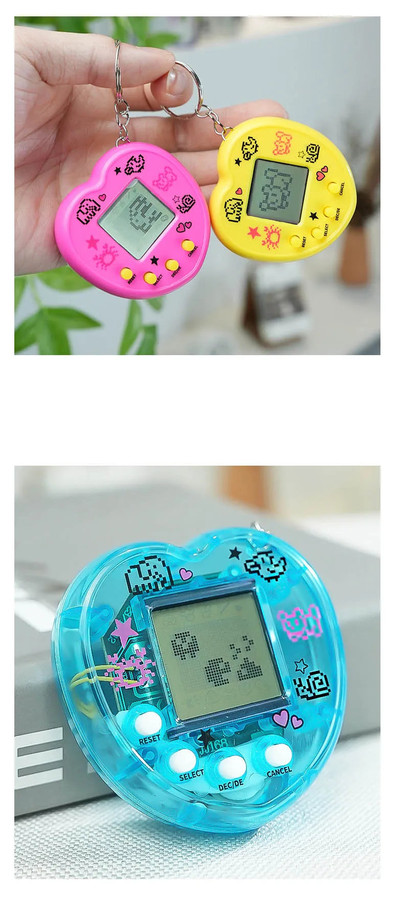Virtual Electronic Pets Nostalgic Handheld Game Console Toy Electronic Digital  Animals Kid Play Game Boy
