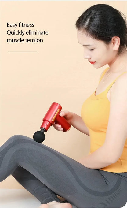 Mini Portable Massage Gun Percussion Massager For Body Neck Deep Tissue Muscle Relaxation Gout Pain Relief Fascia Gun массажер